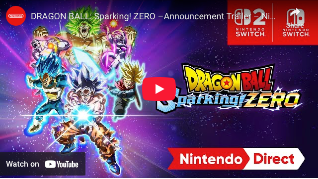 Dragon Ball: Sparking! Zero Game Gets Releases on Switch, Switch 2 on November 14