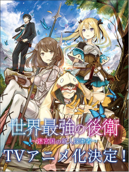 Tōwa's The World's Strongest Rearguard - Labyrinth Country's Novice Seeker Light Novels Get TV Anime