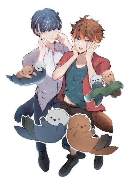 Anira to Kokora Short TV Anime About Otters as Humans Debuts on October 2