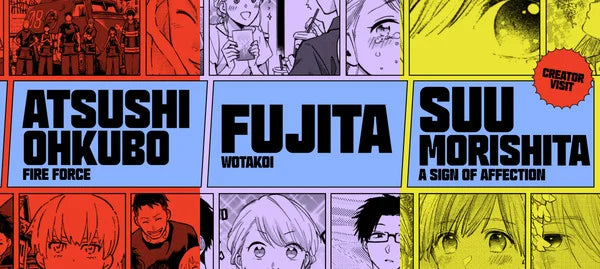 Kodansha House NYC Pop-Up Event Hosts Fire Force's Atsushi Ohkubo, Wotakoi's Fujita, A Sign of Affection's Suu Morishita