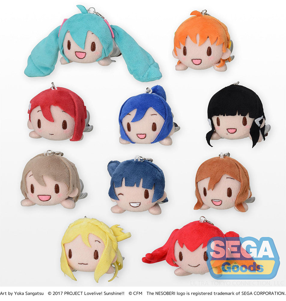 Fuwapuchi NESOBERI (Lay-Down) "Love Live! Sunshine!! x Hatsune Miku" Plush (Petit) - COMING SOON
