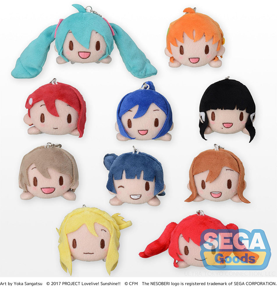 Fuwapuchi NESOBERI (Lay-Down) "Love Live! Sunshine!! x Hatsune Miku" Plush (Petit) - COMING SOON