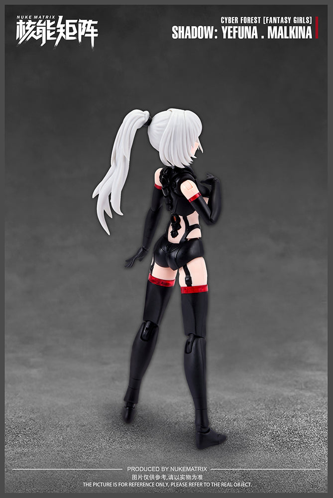 NUKE MATRIX "CYBER FOREST FANTASY GIRLS" SHADOW: YEFUNA MALKINA PLASTIC MODEL KIT - COMING SOON