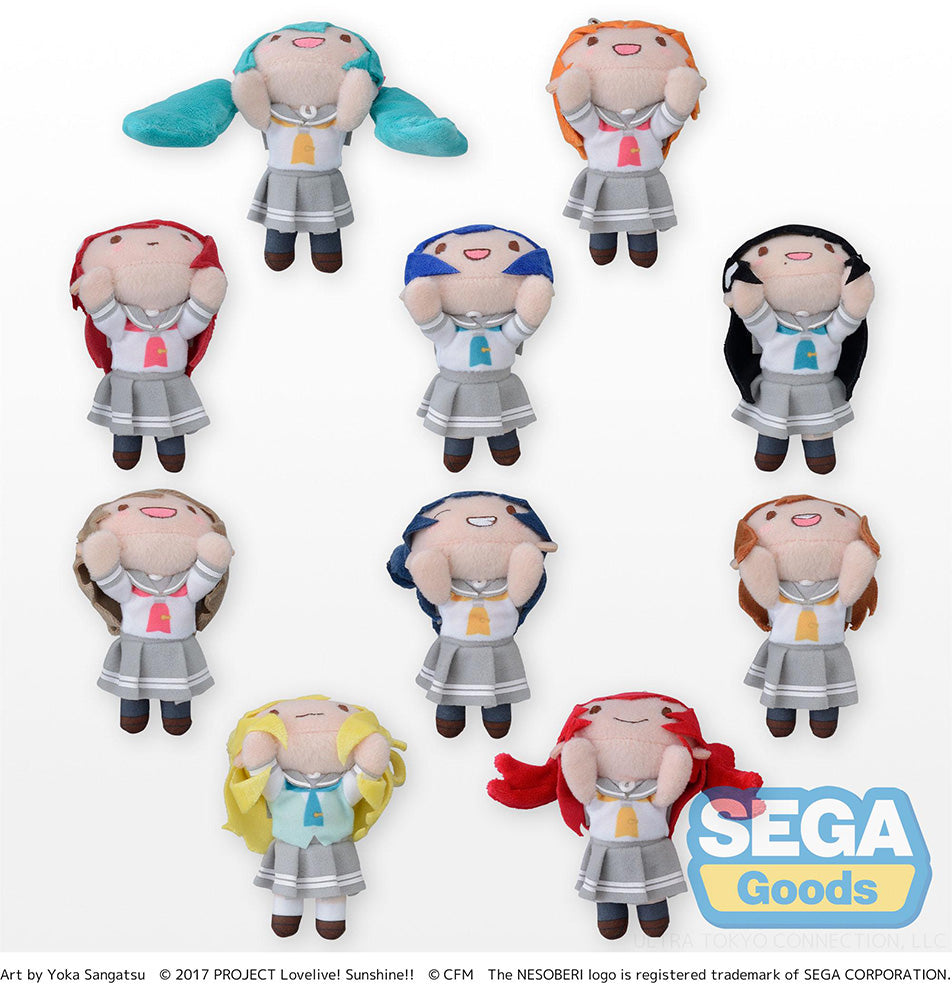 Fuwapuchi NESOBERI (Lay-Down) "Love Live! Sunshine!! x Hatsune Miku" Plush (Petit) - COMING SOON