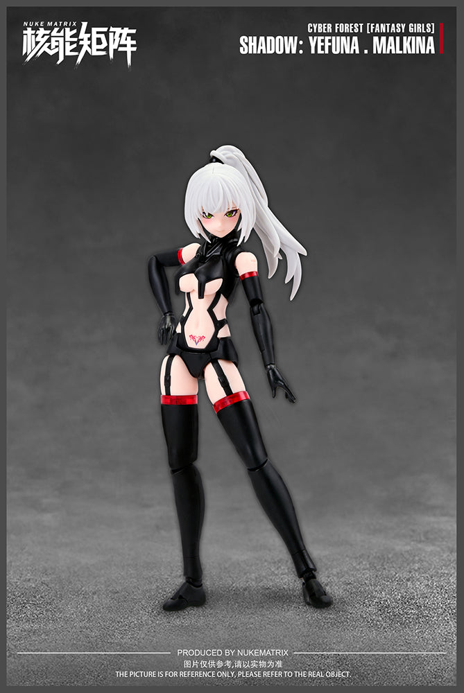 NUKE MATRIX "CYBER FOREST FANTASY GIRLS" SHADOW: YEFUNA MALKINA PLASTIC MODEL KIT - COMING SOON