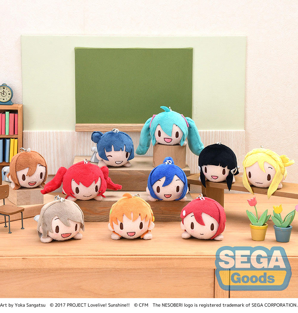 Fuwapuchi NESOBERI (Lay-Down) "Love Live! Sunshine!! x Hatsune Miku" Plush (Petit) - COMING SOON