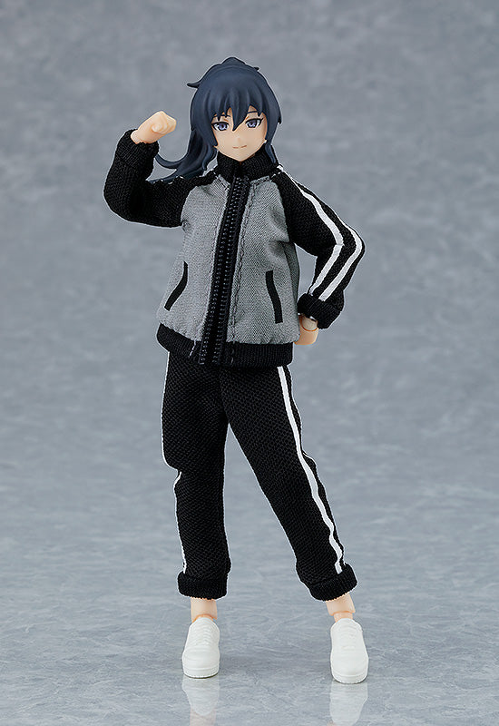 figma Female Body (Makoto) mit Trainingsanzug + Trainingsanzug-Rock-Outfit – BALD ERHÄLTLICH