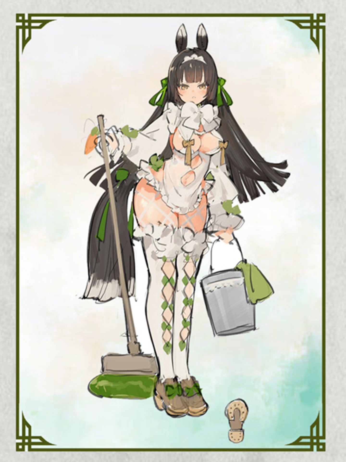 X Kageboshi Horse Maid Midori-Chan 1/7 Scale Figure - COMING SOON