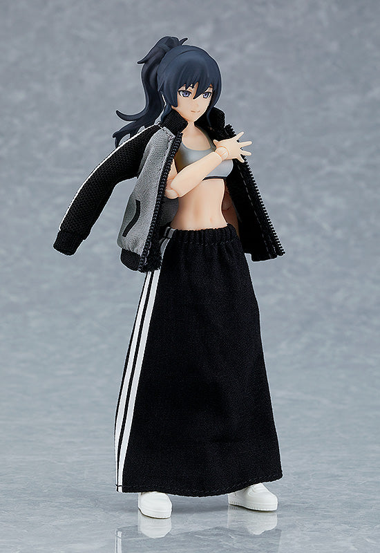 figma Female Body (Makoto) mit Trainingsanzug + Trainingsanzug-Rock-Outfit – BALD ERHÄLTLICH