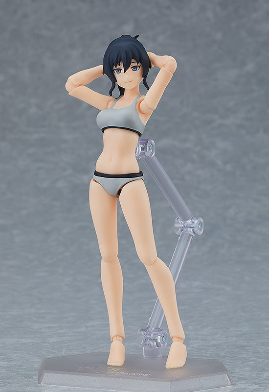 figma Female Body (Makoto) mit Trainingsanzug + Trainingsanzug-Rock-Outfit – BALD ERHÄLTLICH