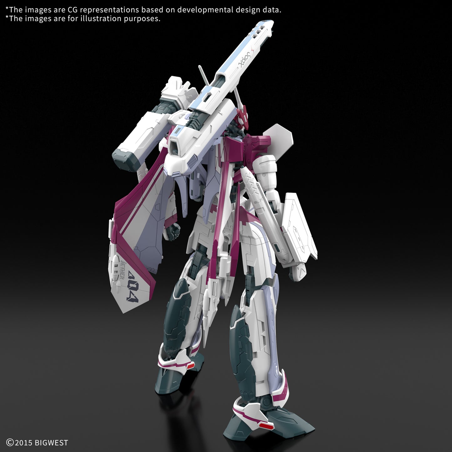 Bandai HG 1/100 VF-31C Siegfried (Mirage Farina Jenius Use) "Macross" Model Kit
