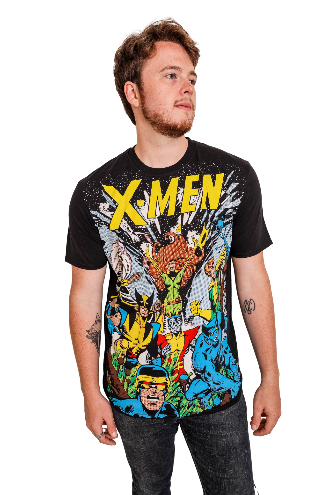 X-Men The Gang Marvel Comics Adult T-Shirt