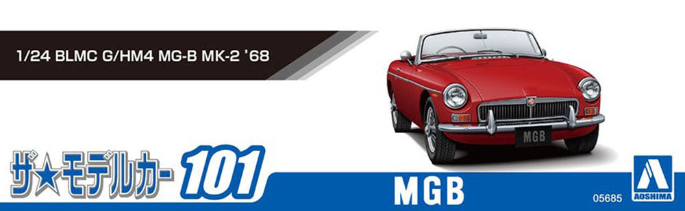 1/24 BLMC G/HM4 MG-B MK-2 '68 Model Kit