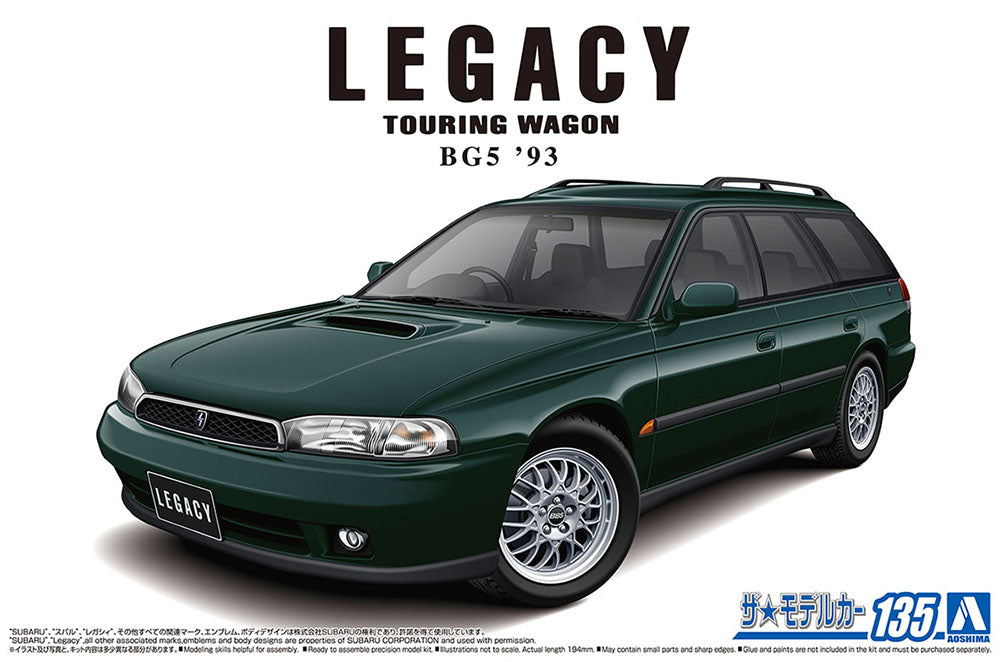 1/24 SUBARU BG5 Legacy Touring Wagon '93 Model Kit