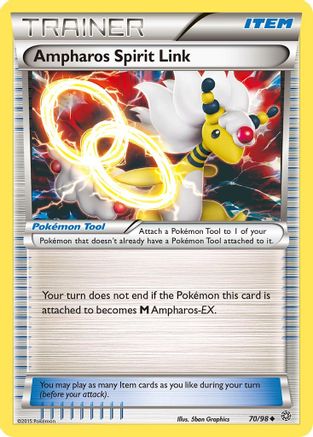 Ampharos Spirit Link 070/98 - XY Ancient Origins
