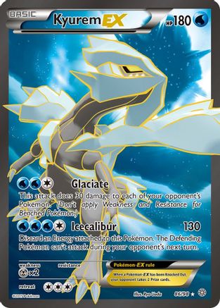 Kyurem EX (Full Art) 086/98 - XY Ancient Origins Holofoil