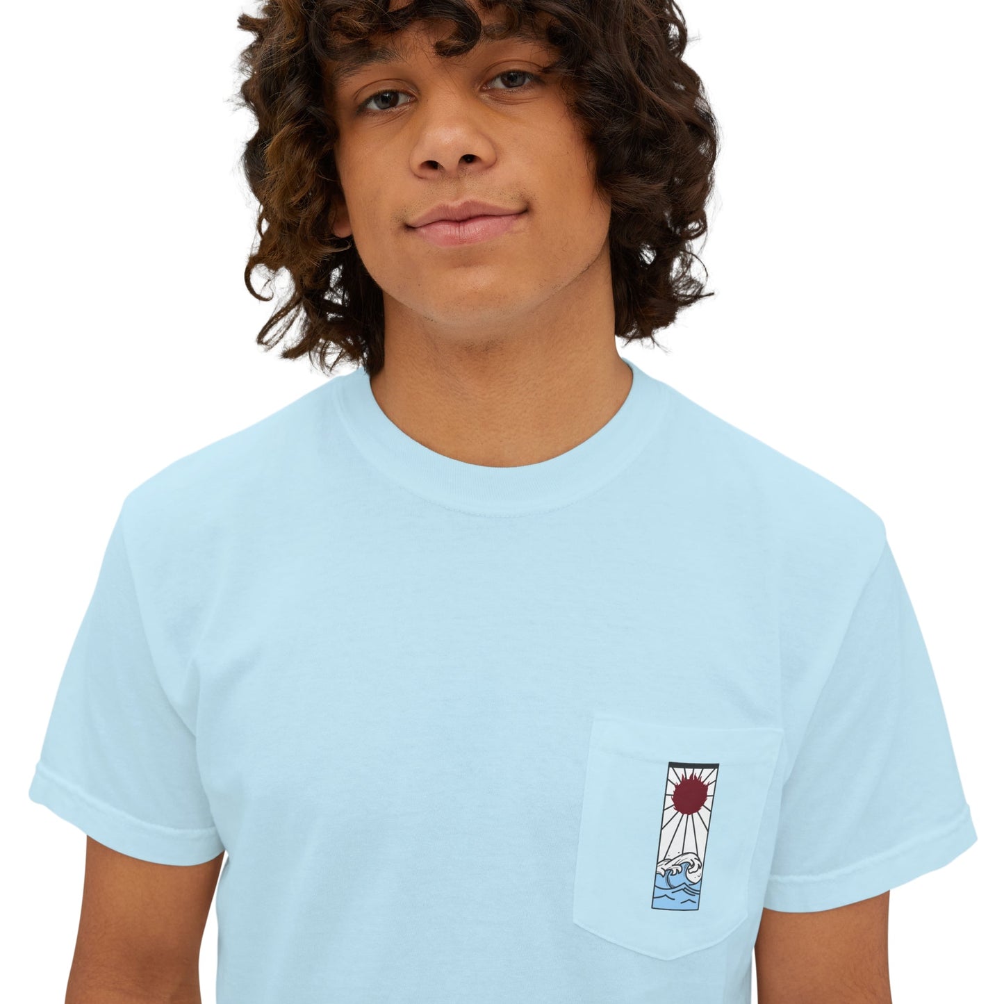 Tanjiro Hanafuda Comfort Colors® Unisex Anime Pocket Tee