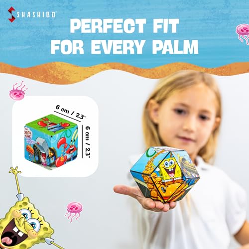 SHASHIBO Magnetic Puzzle Cube: Spongebob Squarepants - Krusty Krab
