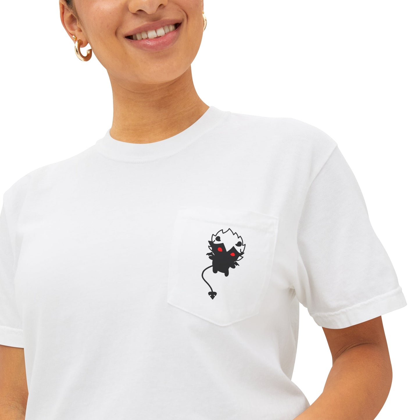 Asta Devil Comfort Colors® Unisex Anime Pocket Tee