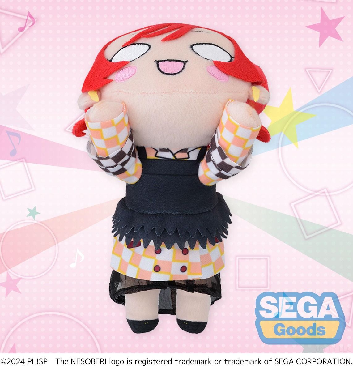 Love Live! Hasu no Sora Jogakuin School Idol Club Mei Yoneme Let's be ONE NESOBERI Lay-Down Plush S