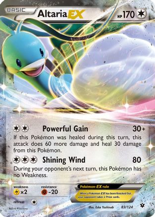 Altaria EX 083/124 - XY Fates Collide Holofoil