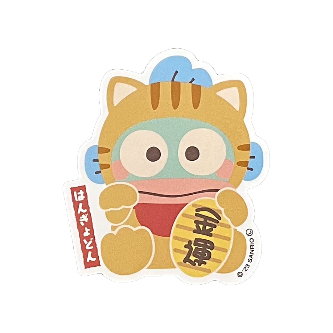 Sanrio Character Daruma Beckoning Stickers (Small)