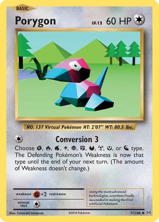 Porygon 071/108 - XY Evolutions