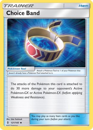 Choice Band 121/145 - SM Guardians Rising Reverse Holofoil