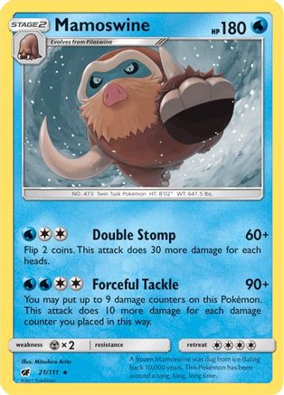 Mamoswine 021/111 - SM Crimson Invasion