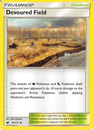 Devoured Field 093/111 - SM Crimson Invasion Reverse Holofoil