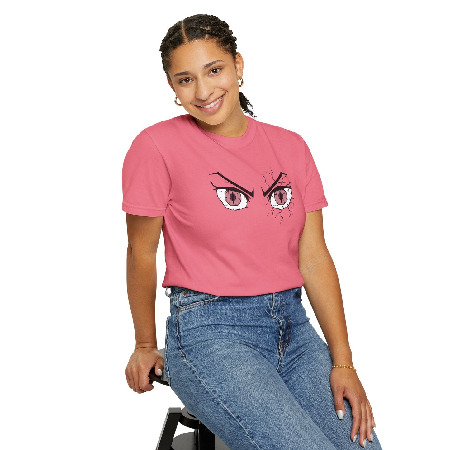 Nezuko Eyes Comfort Color® Unisex Anime Tee