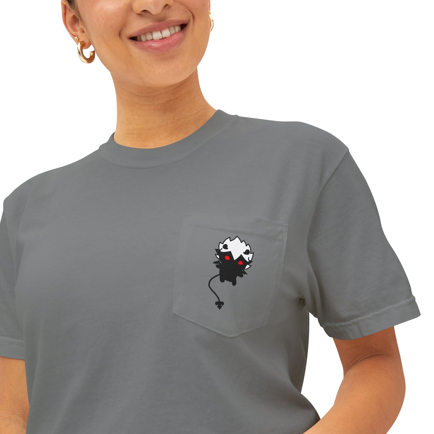 Asta Devil Comfort Colors® Unisex Anime Pocket Tee