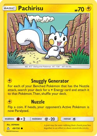 Pachirisu 049/156 - SM Ultra Prism