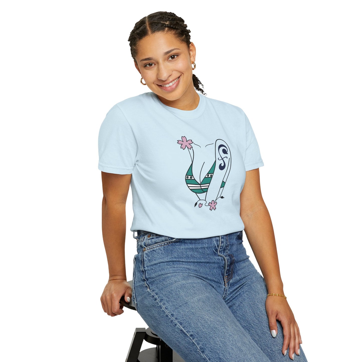 Nami Swan Comfort Colors Unisex Anime Tee