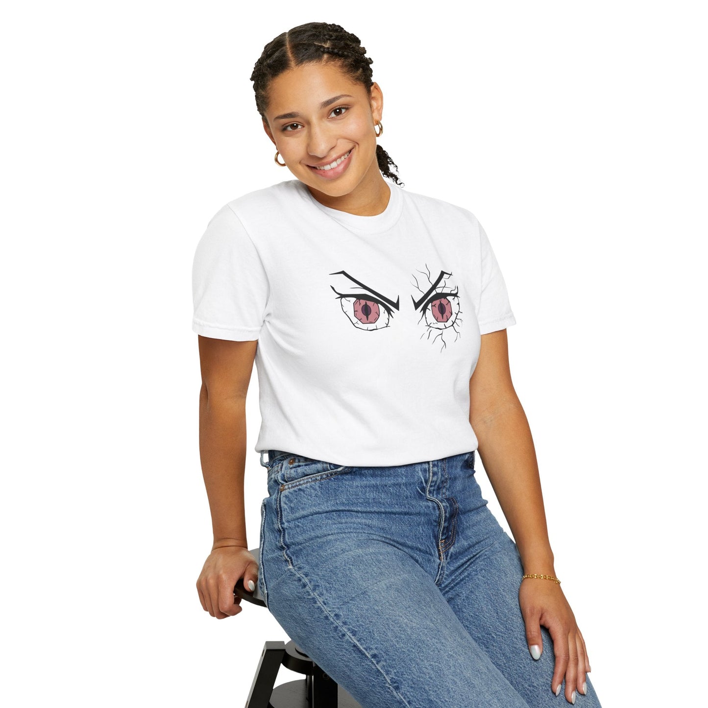 Nezuko Eyes Comfort Color® Unisex Anime Tee