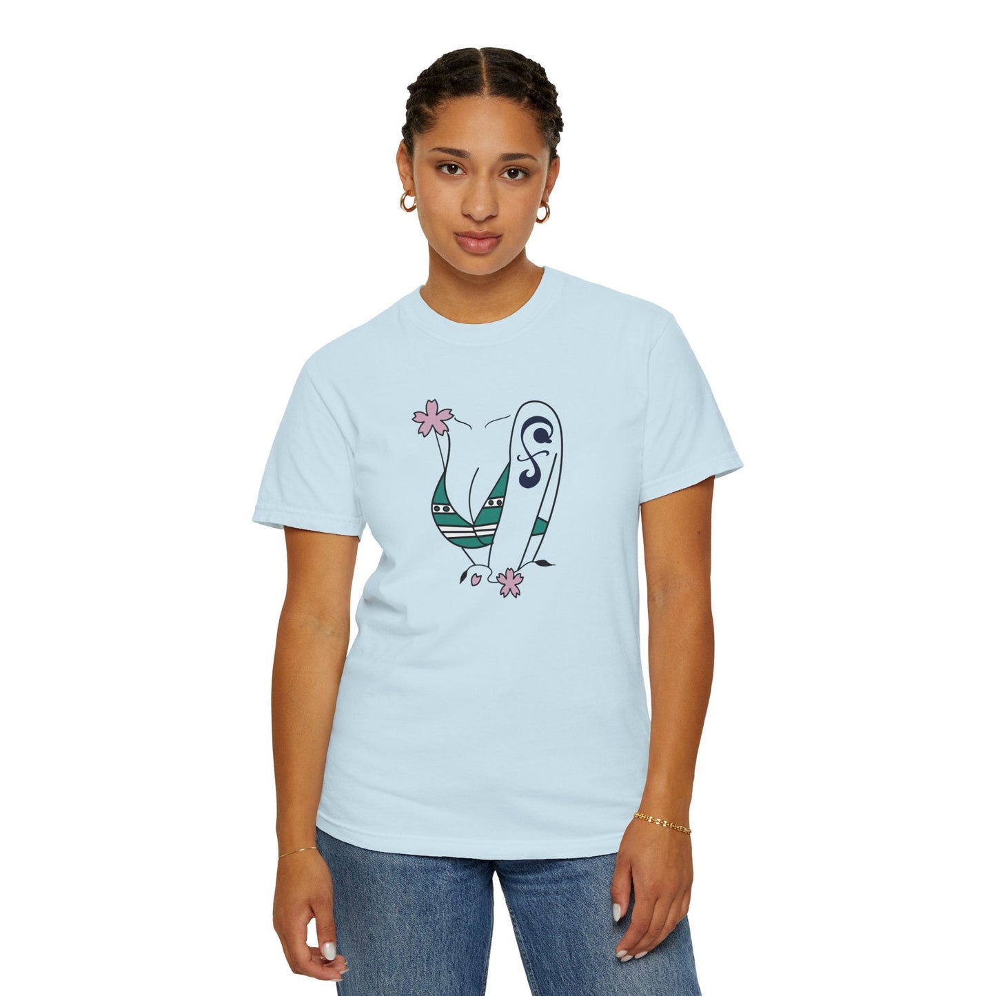 Nami Swan Comfort Colors Unisex Anime Tee