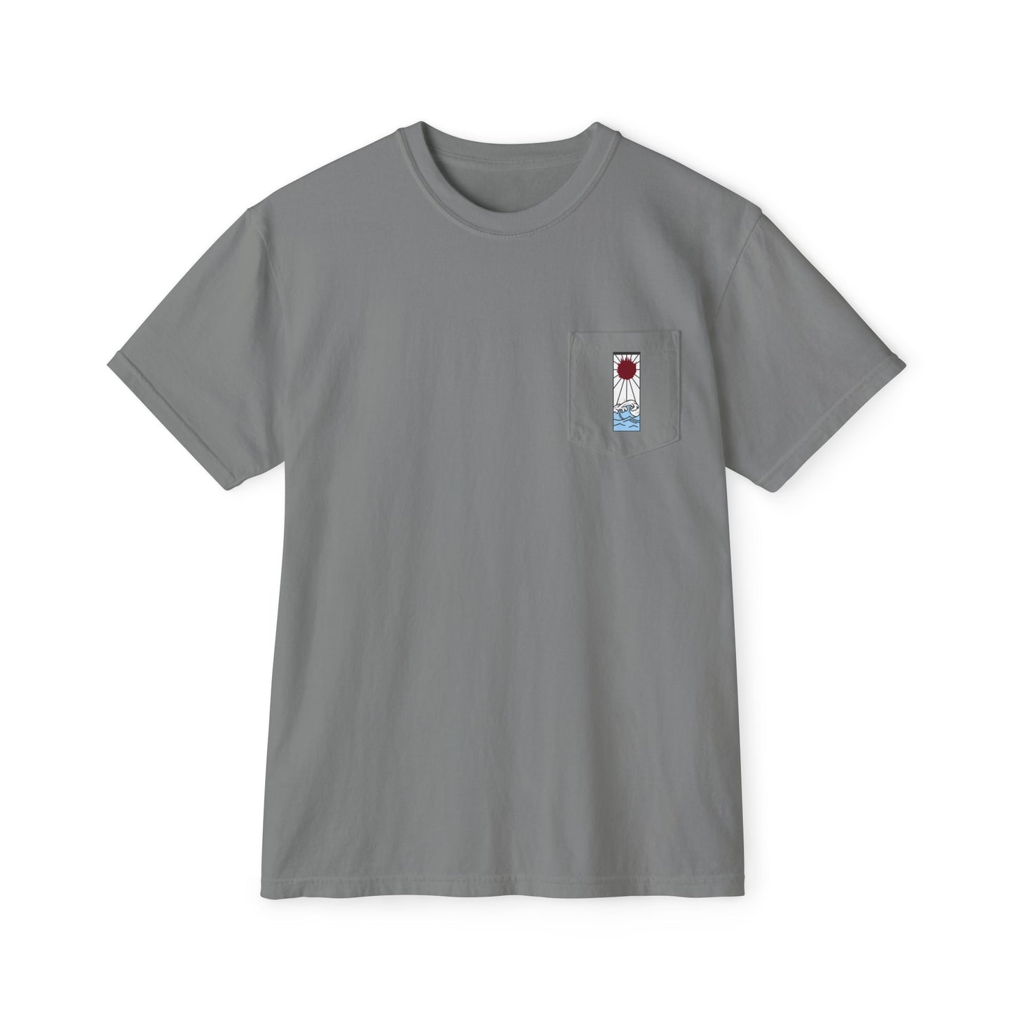 Tanjiro Hanafuda Comfort Colors® Unisex Anime Pocket Tee