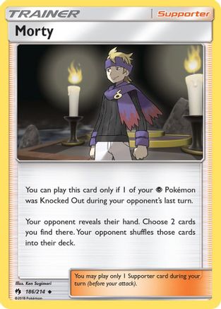 Morty 186/214 - SM Lost Thunder