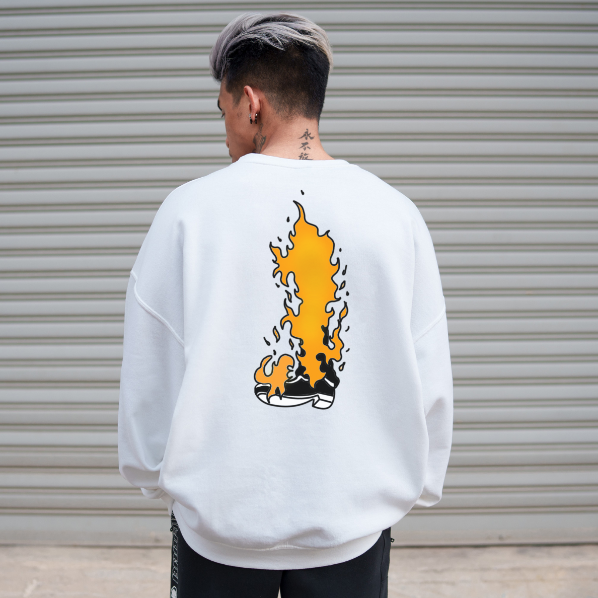 Black Leg Sanji Premium Crewneck Sweatshirt