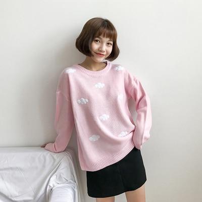 Kawaii Clouds Sweater