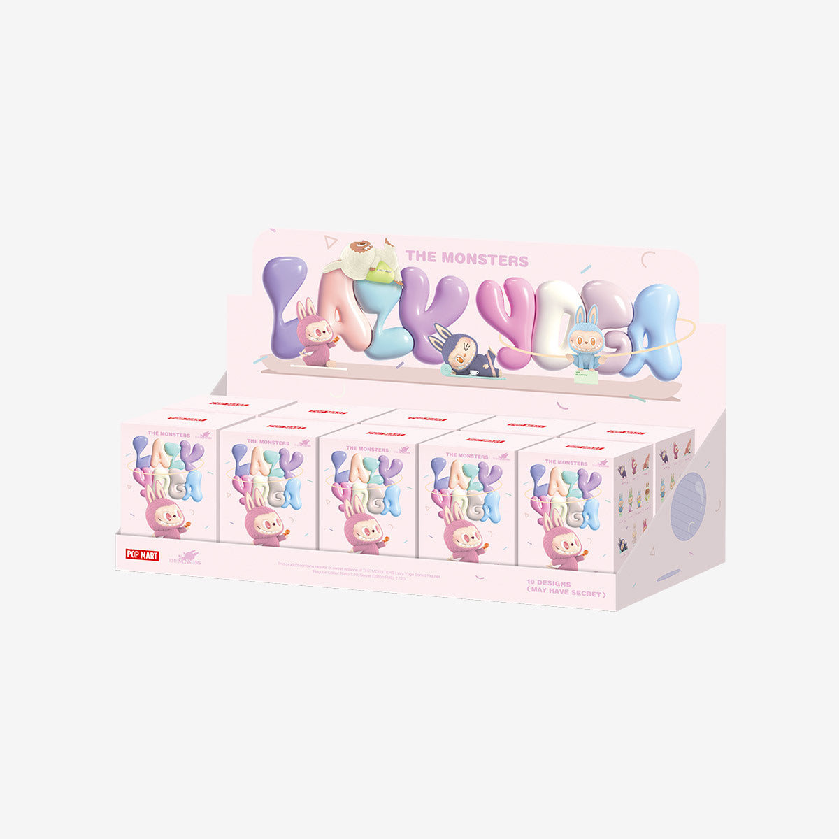 POPmart THE MONSTERS Lazy Yoga Series Figures Blind Box (1 Blind Box)