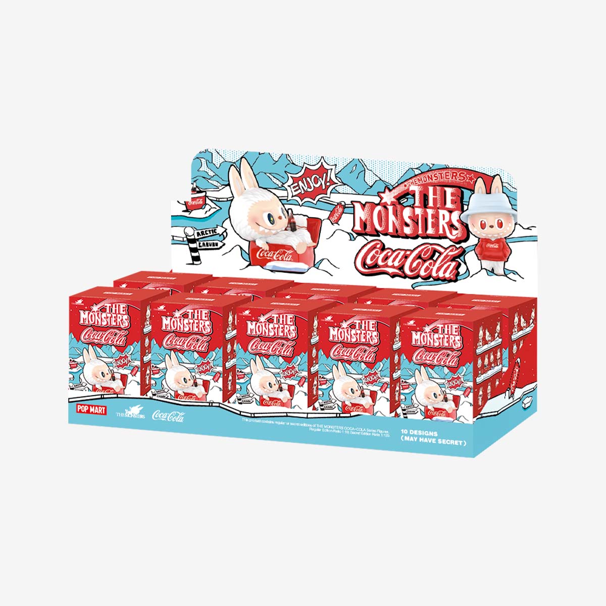 POPMart Labubu THE MONSTERS COCA-COLA Series Figures Blind Box (1 Blind Box)