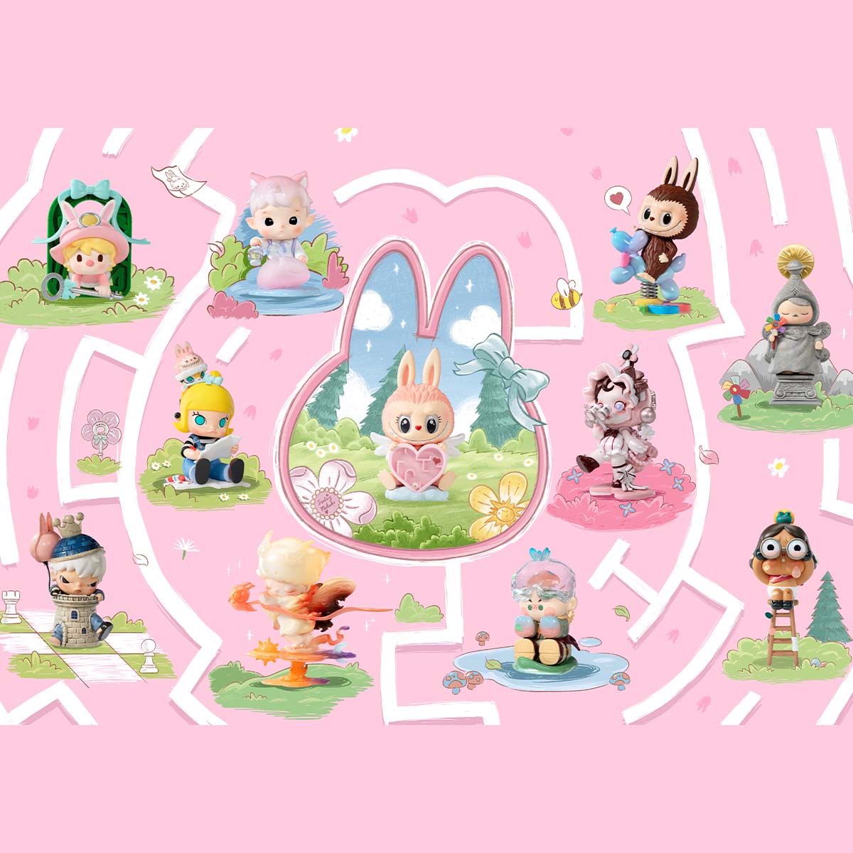 POPMart Finding MOKOKO Series Figures Blind Box (1 Blind Box)