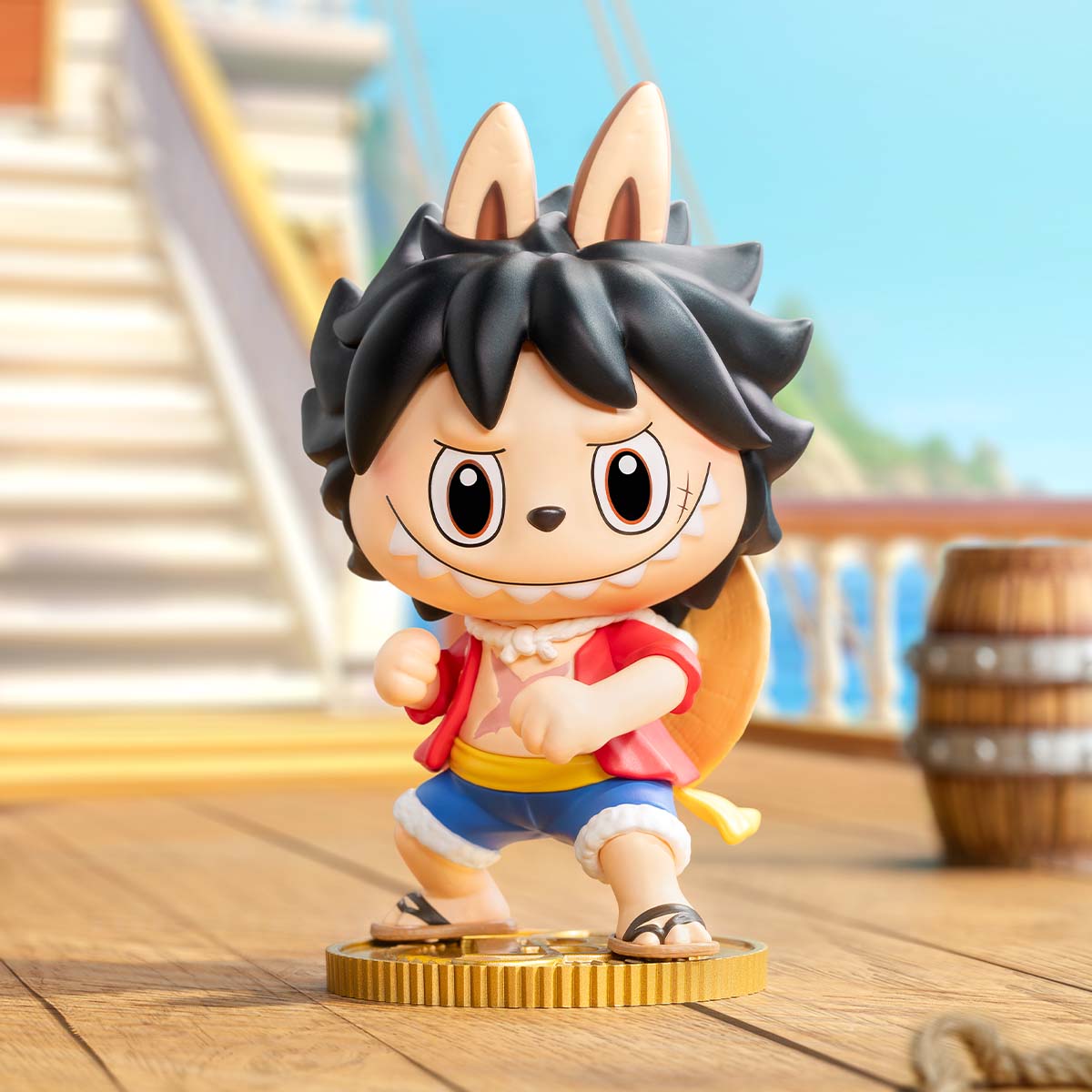 POP MART LABUBU THE MONSTERS × One Piece Series Figures Blind Box (1 Blind Box)