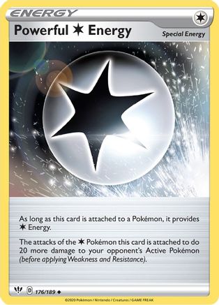 Powerful C Energy 176/189 - SWSH03 Darkness Ablaze