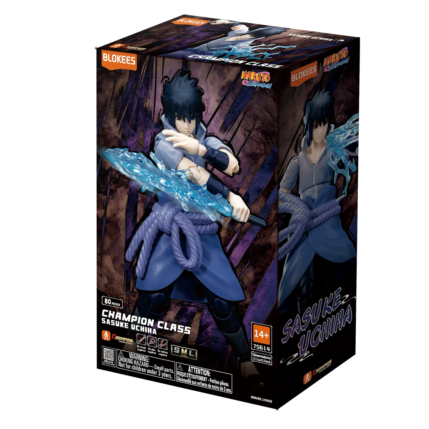 Blokees Naruto Champion Class 04 – Sasuke Uchiha Figure