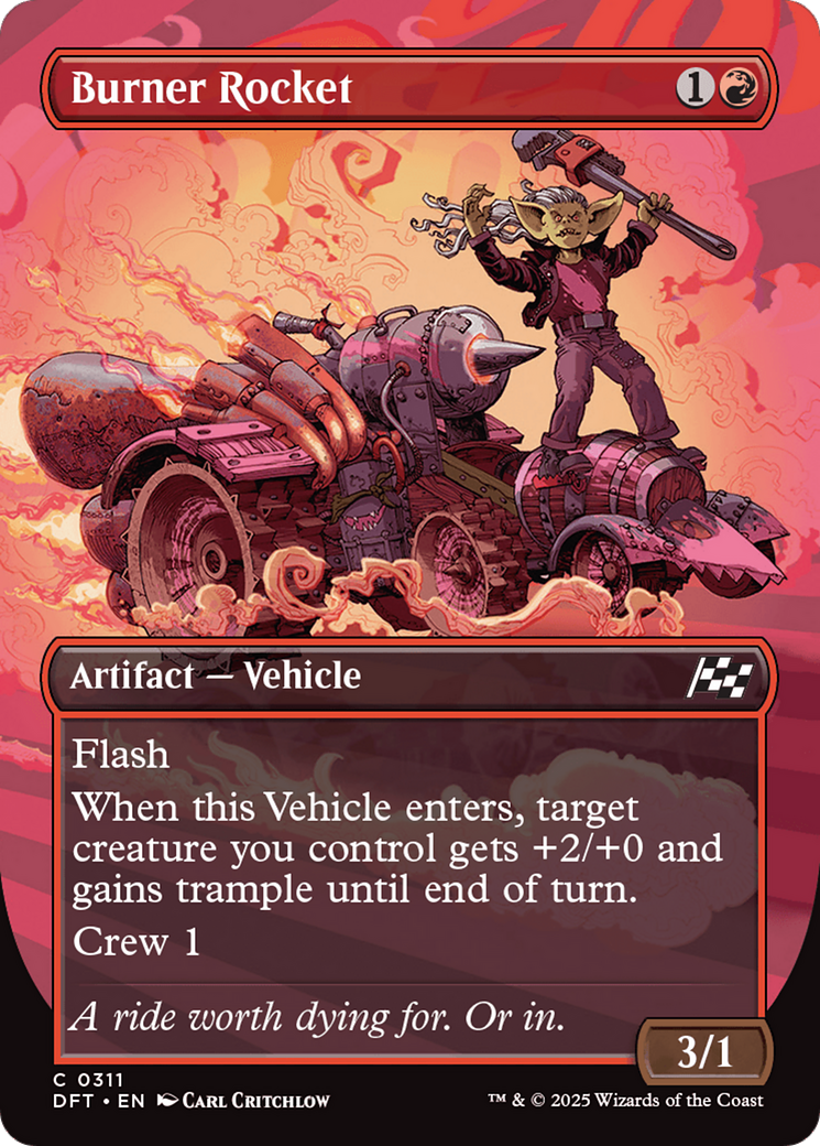 Burner Rocket (DFT-311) - Aetherdrift (Borderless) Foil