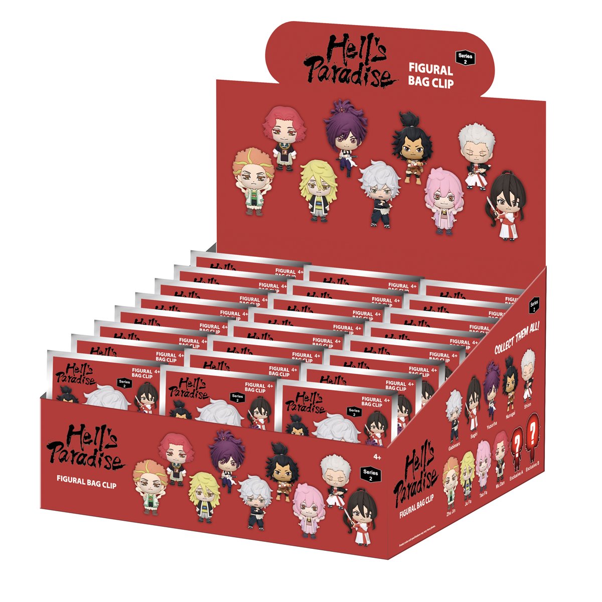 Hell's Paradise Series 2 3D Foam Bag Clip Blind Bag | Official
