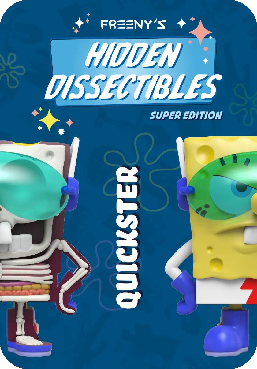 Freeny’s Hidden Dissectibles : SpongeBob SquarePants Series 04 (Super Edition) Blind Box (1 Blind Box)