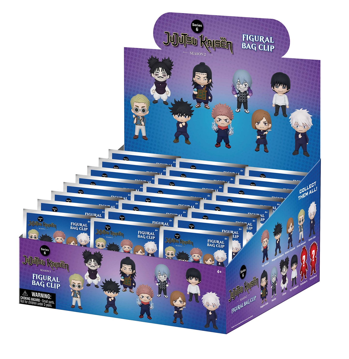 Jujutsu Kaisen 3D Foam Bag Clip Series 6 - Blind Bag Collectible